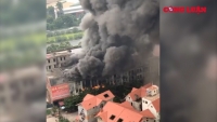 Hà Nội: Hiện trường vụ cháy khiến 5 căn biệt thự bị thiêu rụi