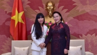 Chủ tịch Quốc hội tiếp Chủ tịch Nhóm nghị sĩ hữu nghị Pháp - Việt Nam