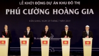 Thủ tướng Nguyễn Xuân Phúc bấm nút khởi động dự án lấn biển Phú Cường Hoàng Gia