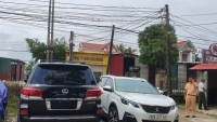 Thanh Hóa: Công an huyện Nông Cống tạm giữ xe sang, biển số 
