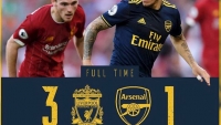Thắng tưng bừng Arsenal, Liverpool độc chiếm ngôi đầu Ngoại hạng Anh