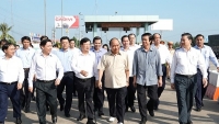 Thủ tướng thị sát tiến độ thi công dự án cao tốc Trung Lương - Mỹ Thuận