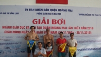 Quận Hoàng Mai, Hà Nội: Lần đầu tiên tổ chức Giải bơi phong trào ngành giáo dục