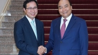 Thủ tướng tiếp Tổng giám đốc Tổ hợp Samsung tại Việt Nam