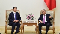 Thủ tướng Nguyễn Xuân Phúc tiếp Bộ trưởng Nông nghiệp, Nông thôn Trung Quốc