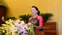 Chủ tịch Quốc hội Nguyễn Thị Kim Ngân phát biểu khai mạc kỳ họp thứ 8, Quốc hội khóa XIV