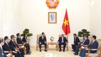 Thủ tướng Nguyễn Xuân Phúc tiếp khách quốc tế