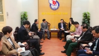 Đoàn đại biểu Hội Nhà báo toàn Trung Quốc thăm và làm việc với Hội Nhà báo Việt Nam