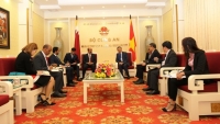 Đại tướng Tô Lâm tiếp xã giao Đại sứ đặc mệnh toàn quyền Nhà nước Qatar tại Việt Nam