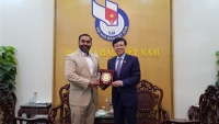 Phó Chủ tịch Thường trực Hội Nhà báo Việt Nam tiếp xã giao Phó Đại sứ Pakistan tại Việt Nam