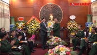 Hội Nhà báo Việt Nam chúc mừng Sư đoàn 312 nhân Kỷ niệm ngày thành lập QĐND Việt Nam