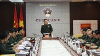 Đại tướng Ngô Xuân Lịch thăm, làm việc với Cục Quân y -Tổng cục Hậu cần