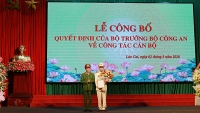 Bổ nhiệm Đại tá Lưu Hồng Quảng giữ chức Giám đốc Công an tỉnh Lào Cai
