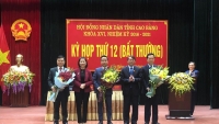 Ông Lê Hải Hòa được bầu giữ chức Phó Chủ tịch UBND tỉnh Cao Bằng