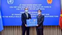 Việt Nam đóng góp 50.000 USD ủng hộ Quỹ ứng phó với COVID-19 của WHO
