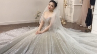 Dương Hoàng Yến tung ảnh mặc váy cưới xinh đẹp xác nhận chuyện kết hôn