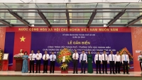 Hà Nội: Gắn biển công trình trường Tiểu học Hoàng Diệu