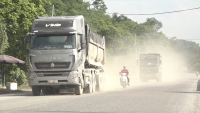 Lương Sơn (Hòa Bình): Xe quá khổ, quá tải “lộng hành” trên quốc lộ 21A