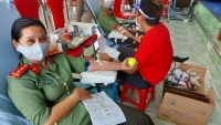 Hơn 300 cán bộ, chiến sỹ Công an tỉnh Bạc Liêu tham gia hiến máu tình nguyện
