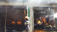 Lâm Đồng: Cháy lớn thiêu rụi 5 căn nhà, gây thiệt hại lớn về tài sản
