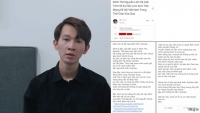 Thơ Nguyễn viết thư tay xin lỗi khán giả