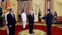 Đại sứ các nước đến trình Quốc thư lên Tổng Bí thư, Chủ tịch nước Nguyễn Phú Trọng