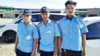 Cà Mau: Khen thưởng 3 nhân viên bảo vệ kịp thời cứu xe ô tô bốc cháy