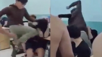 TP. HCM: Cộng đồng mạng bức xúc với clip 2 thiếu niên bị đánh dã man trong trường học