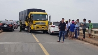 Bình Phước: Tai nạn liên hoàn giữa cầu Nha Bích, Quốc lộ 14 ùn tắc nghiêm trọng