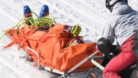 Vận động viên trượt tuyết bị ngã ở độ cao 99 m