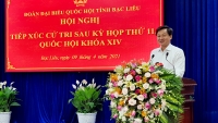 Phó Thủ tướng Chính phủ Lê Minh Khái tiếp xúc cử tri tại Bạc Liêu