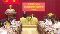 Phó Chủ tịch Quốc hội Nguyễn Đức Hải kiểm tra công tác chuẩn bị bầu cử tại Yên Bái