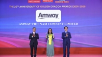 Amway Việt Nam được vinh danh 10 năm liên tục là doanh nghiệp FDI kinh doanh thành công nhất