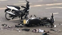 Quảng Ninh: 2 xe máy đấu đầu, 2 người chết, 1 người bị thương