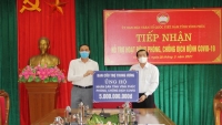 Ủy ban Trung ương MTTQ Việt Nam ủng hộ Vĩnh Phúc 5 tỷ đồng để phòng chống dịch