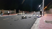 Phú Yên: Xe máy chạy tốc độ cao tông nhau, 3 người thương vong