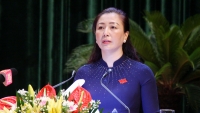Bà Lê Thị Thu Hồng được tín nhiệm bầu giữ chức Chủ tịch HĐND tỉnh Bắc Giang