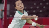 Tay vợt Thùy Linh đánh bại đối thủ gốc Trung Quốc ở Olympic Tokyo 2020