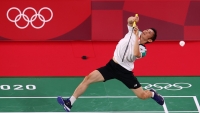 Tiến Minh thua trước tay vợt số 3 thế giới ở trận ra quân Olympic Tokyo 2020
