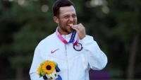 Vận động viên Xander Schauffele giúp golf Mỹ giành HCV Olympic 2020