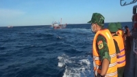 Quảng Trị: Phát hiện nhiều tàu giã cào đánh bắt trái phép thủy sản