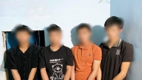 Gia Lai: Bắt quả tang 4 thanh niên tụ tập, sử dụng ma túy trong phòng trọ