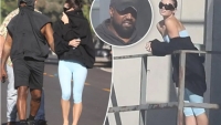 Kanye West bí mật đưa bồ mới dạo chơi ở Malibu