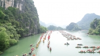 Ninh Bình: Chính thức khai mạc Lễ hội Tràng An 2024
