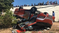 Xe khách lao xuống vực ở Mũi Né khiến nhiều hành khách bị thương