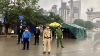 Hà Nội: Hơn 10.000 người được kiểm tra thân nhiệt tại 30 chốt trực