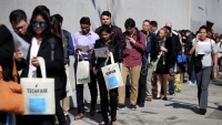 Mỹ: Lo ngại tỷ lệ thất nghiệp cao dù kinh tế tăng trưởng 'nhảy vọt'