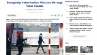 Truyền thông Quốc tế ca ngợi Việt Nam trong cuộc chiến chống Covid-19