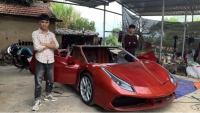 3 thanh niên 0x tại Quảng Ninh chi trăm triệu tự chế Ferrari 488 GTB “pha-ke”
