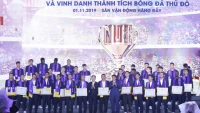 Hà Nội FC đón nhận huân chương lao động hạng Ba